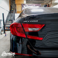 Tail Light Red Tint Overlay Turn Signal w/ Reverse Cut Out | 2018-2022 Honda Accord