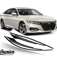 Window Trim Chrome Delete Vinyl Overlay Kit - Gloss Black | 2018-2022 Honda Accord