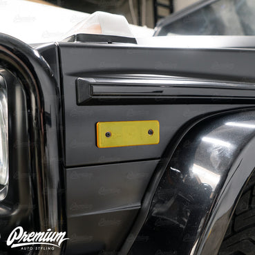 Front And Rear Side Reflector Overlays - Smoke Tint (Face Only) | Mercedes G-Wagon G-Class