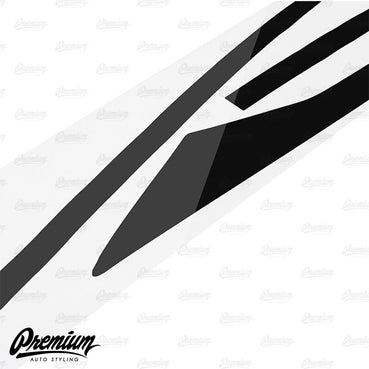Window Trim Chrome Delete Vinyl Overlay Kit - Satin Black | 2018-2022 Honda Accord