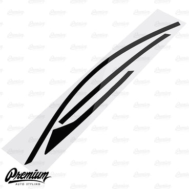 Window Trim Chrome Delete Vinyl Overlay Kit - Satin Black | 2018-2022 Honda Accord