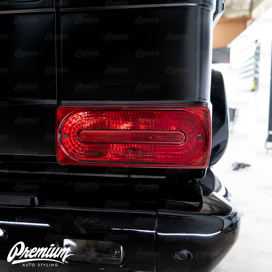 Tail Light Red Out Turn Signal Overlay - Red Tint | Mercedes G-Wagon G-Class