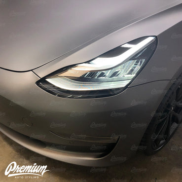 2017-2020 Tesla Model 3 Headlight Eyelid Vinyl Accent