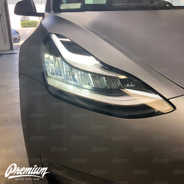 2017-2020 Tesla Model 3 Headlight Eyelid Vinyl Accent