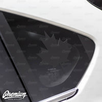 Canadian Flag Rear Quarter Window DECAL