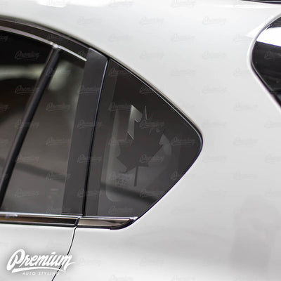 Canadian Flag Rear Quarter Window DECAL
