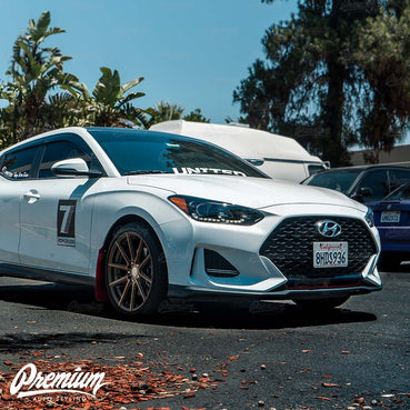 Headlight Eyelid Vinyl Overlay - Blackout | Hyundai Veloster 2018-2021
