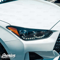 Headlight Eyelid Vinyl Overlay - Blackout | Hyundai Veloster 2018-2021
