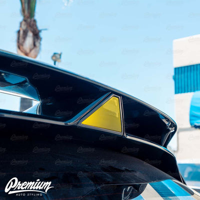 Third Brake Light Overlay - Veloster N Spoiler - Smoke Tint | 2018-2022 Hyundai Veloster N