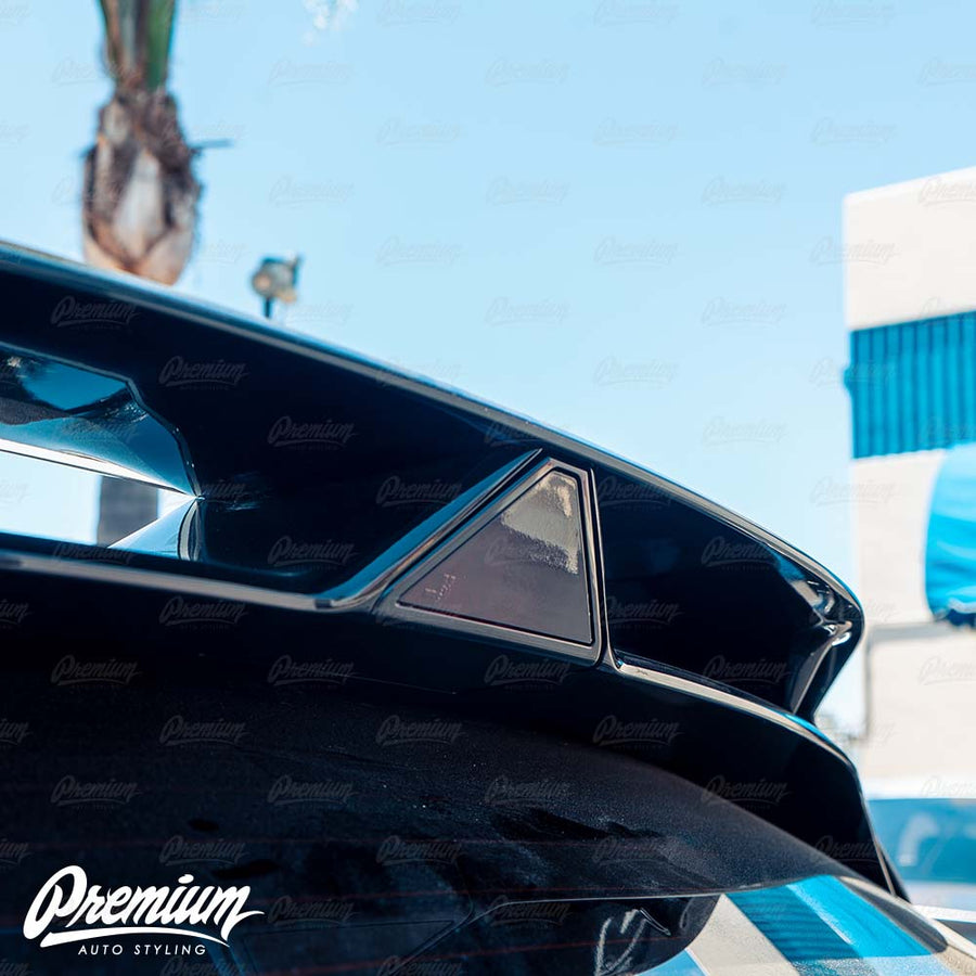 Third Brake Light Overlay - Veloster N Spoiler - Smoke Tint | 2018-2022 Hyundai Veloster N