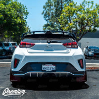Third Brake Light Overlay - Veloster N Spoiler - Smoke Tint | 2018-2022 Hyundai Veloster N