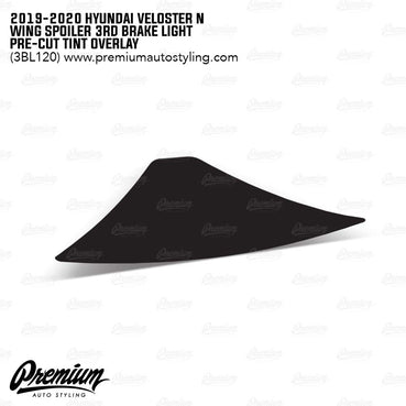 Third Brake Light Overlay - Veloster N Spoiler - Smoke Tint | 2018-2022 Hyundai Veloster N