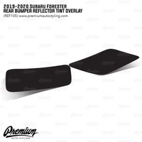 Rear Bumper Reflector Overlay - Smoke Tint | 2019-2024 Subaru Forester Sport