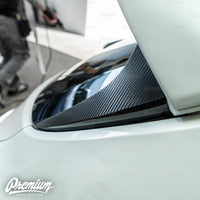 Carbon Fiber - Hatch Pillar Accent Overlay | 2019-2024 Toyota Corolla Hatchback