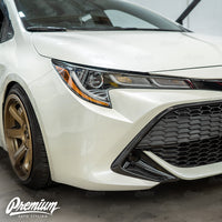 Headlight Vinyl Accent Eyelid Overlay - Blackout | 2019-2022 Toyota Corolla Hatchback