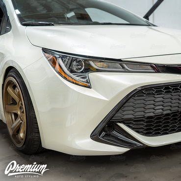 2019-2022 Toyota Corolla Hatchback Headlight Vinyl Accent Overlay
