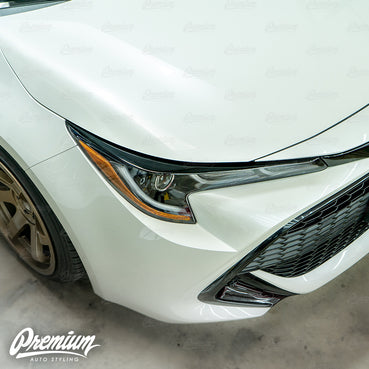 2019-2022 Toyota Corolla Hatchback Headlight Vinyl Accent Overlay