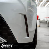 Smoked Rear Bumper Reflector Overlays - Smoke Tint | 2019-2022 Toyota Corolla Hatchback