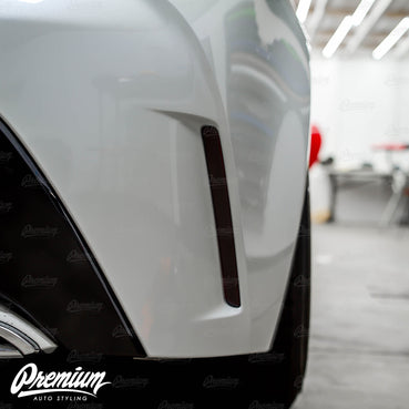 Smoked Rear Bumper Reflector Overlays - Smoke Tint | 2019-2022 Toyota Corolla Hatchback