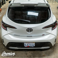 Smoked Rear Bumper Reflector Overlays - Smoke Tint | 2019-2022 Toyota Corolla Hatchback