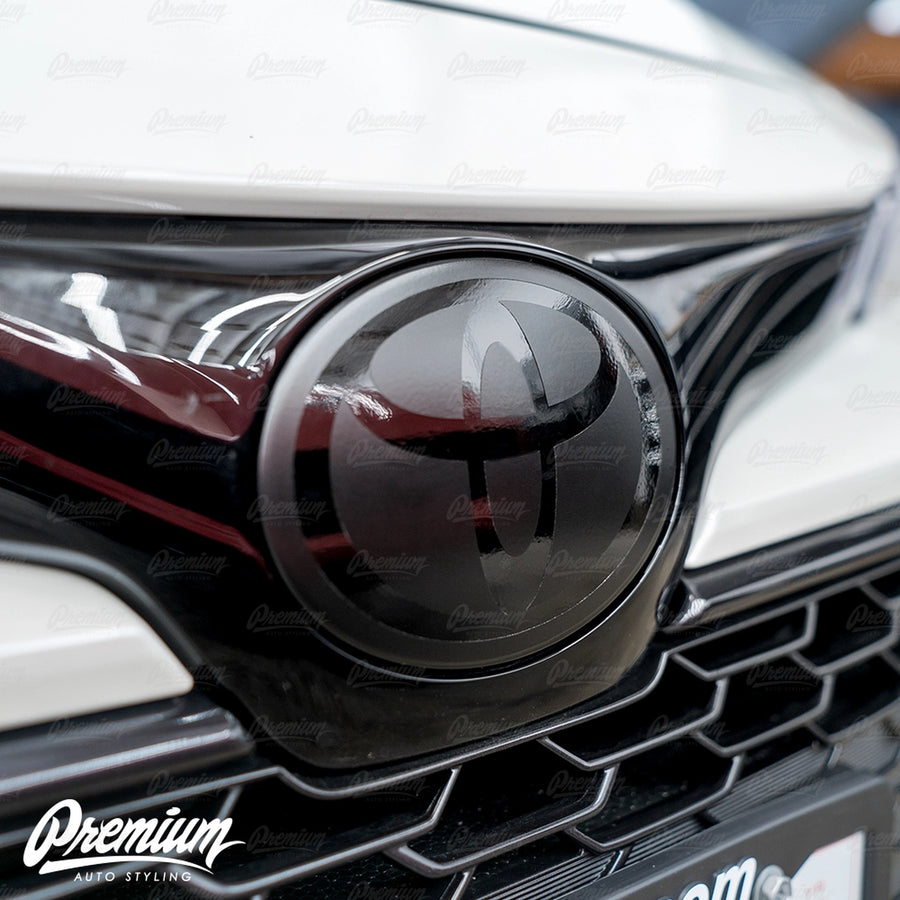 Stealth - Front Vinyl Emblem Vinyl Overlay | Toyota  Logo