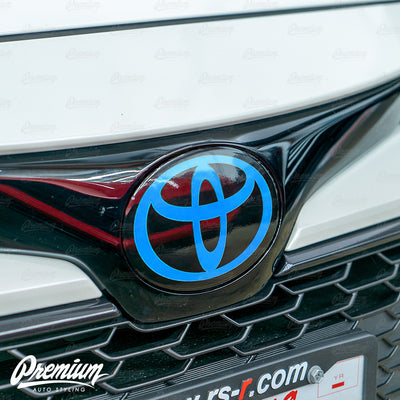 Front Vinyl Emblem Overlay | 2019-2026 Toyota Corolla Hatchback / 2020-2022 Toyota Corolla Sedan with Radar