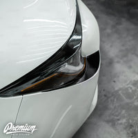 Front Bumper Accent - Under Eyelid Overlay - Gloss Black | 2019-2022 Toyota Corolla Hatchback