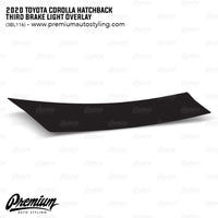 Third Brake Light Overlay - Smoke Tint | 2019-2024 Toyota Corolla Hatchback