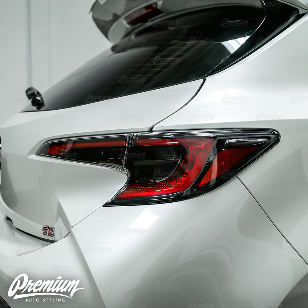 Smoke Tint Pre-Cut Vinyl Overlay For 2019-2025 Corolla Hatchback – 3rd Brake Light – Rear