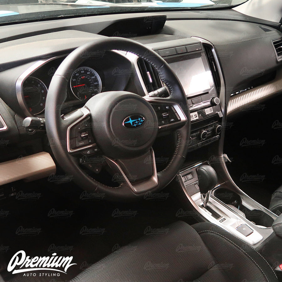 Steering Wheel Emblem in Hyper Blue