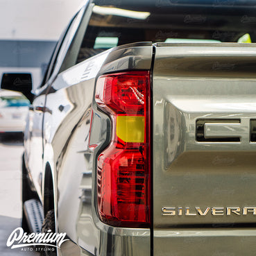 Smoked Reverse Light Tint Overlay - Smoke Tint | 2019-2023 Chevrolet Silverado