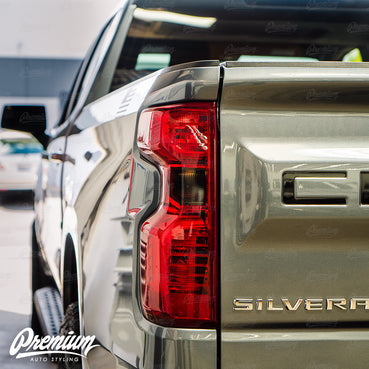 Smoked Reverse Light Tint Overlay - Smoke Tint | 2019-2023 Chevrolet Silverado