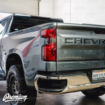 Smoked Reverse Light Tint Overlay - Smoke Tint | 2019-2023 Chevrolet Silverado