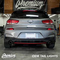 Tail Light Smoke Tint Overlay | 2018-2020 Hyundai Elantra GT Hatchback / 2019-2020 Hyundai Elantra GT N Line