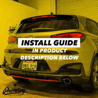 Tail Light Accent Trim Overlay - Gloss Black | 2018-2020 Hyundai Elantra GT Hatchback / 2019-2020 Hyundai Elantra GT N-Line