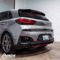 Tail Light Accent Trim Overlay - Gloss Black | 2018-2020 Hyundai Elantra GT Hatchback / 2019-2020 Hyundai Elantra GT N-Line