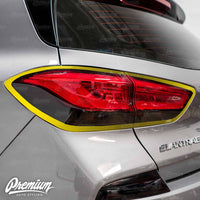 Tail Light Accent Trim Overlay - Gloss Black | 2018-2020 Hyundai Elantra GT Hatchback / 2019-2020 Hyundai Elantra GT N-Line