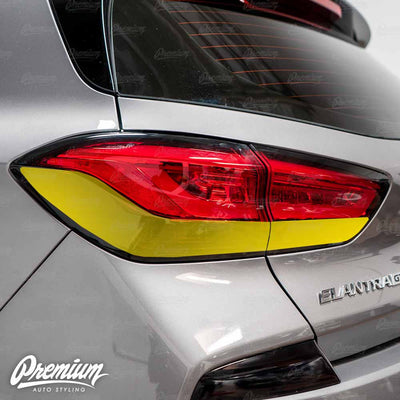 Tail Light Smoke Tint Overlay | 2018-2020 Hyundai Elantra GT Hatchback / 2019-2020 Hyundai Elantra GT N Line