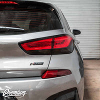 Tail Light Smoke Tint Overlay | 2018-2020 Hyundai Elantra GT Hatchback / 2019-2020 Hyundai Elantra GT N Line