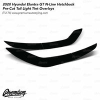 Tail Light Smoke Tint Overlay | 2018-2020 Hyundai Elantra GT Hatchback / 2019-2020 Hyundai Elantra GT N Line