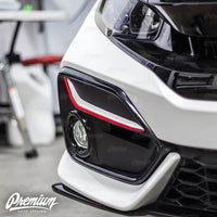 Front Bumper Fog Bezel Pinstripe