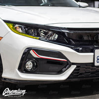 Front Bumper Fog Bezel Pinstripe