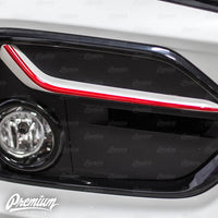 Front Bumper Fog Bezel Pinstripe
