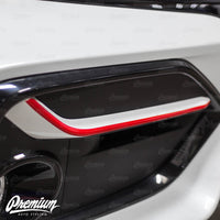 Front Bumper Fog Bezel Pinstripe