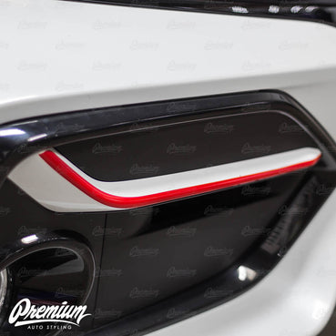 Front Bumper Fog Bezel Pinstripe