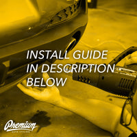 Rear Diffuser Pinstripe Vinyl Overlay - Gloss Red | 2019-2020 Hyundai Elantra GT N Line Hatchback