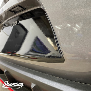 License Plate Black Out Overlay | 2019-2020 Hyundai Elantra GT N-Line Hatchback