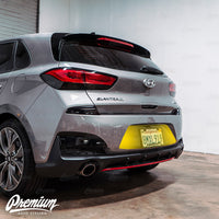 License Plate Black Out Overlay | 2019-2020 Hyundai Elantra GT N-Line Hatchback