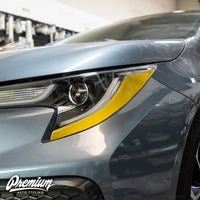 Headlight Amber Delete Overlay - Smoke Tint | 2020-2022 Toyota Corolla Sedan