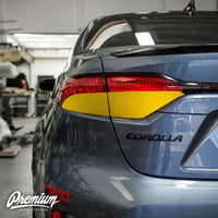 Tail Light Red Out Overlay - Red Tint | 2020-2022 Toyota Corolla Sedan
